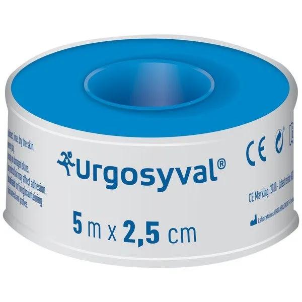 Urgo Urgosyval Cerotto Rocchetto Per Pelli Sensibili 5m x 2,5cm