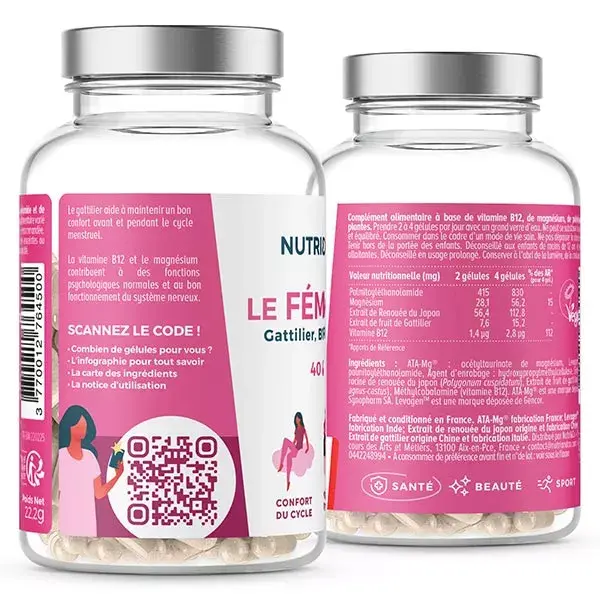 Nutri&Co Le Féminin Syndrome Prémenstruel Confort du Cycle 40 gélules