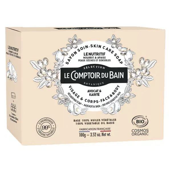 Le Comptoir du Bain Organic Nutritious Care Soap 100g