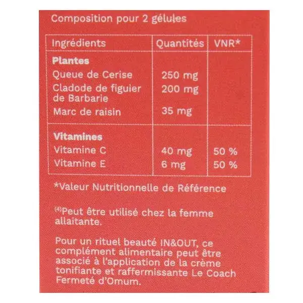 Omum Nutricosmétique Le Coach Fermeté 60 gélules