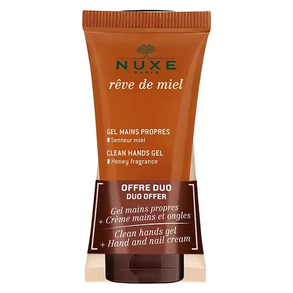 Nuxe Rêve de Miel Hand and Nail Cream 30ml and Clean Hand Gel 30ml