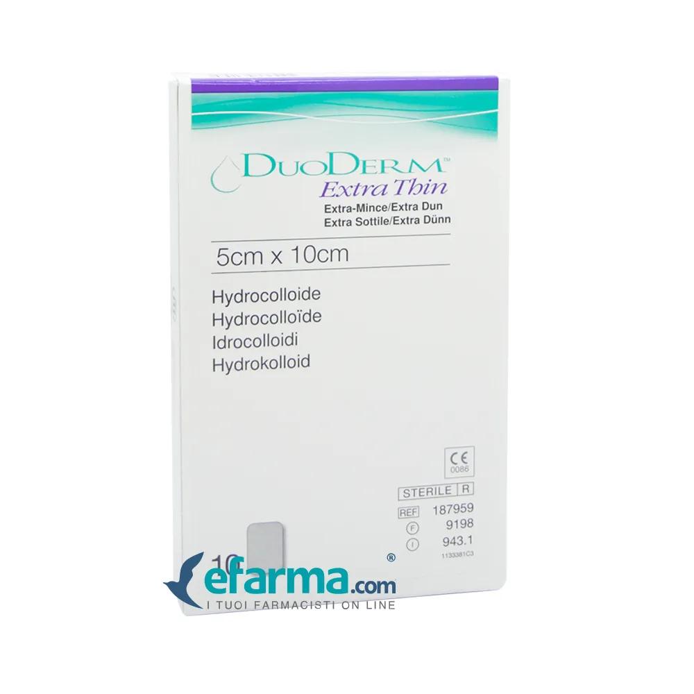 Duoderm Extra Sottile Medicazione 5x10 cm 10 Pezzi