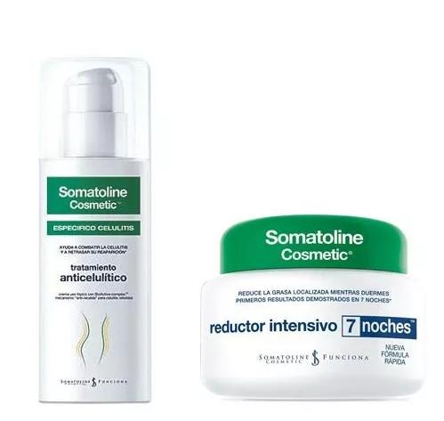 Somatoline Kit Tratamiento Completo: Gel Intensivo 7 Noches + Celulitis Resistente 150ml