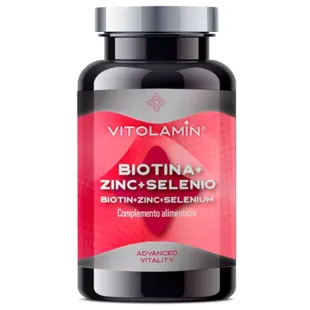 Vitolamina Biotina + Zinco + Selênio 365 Comprimidos