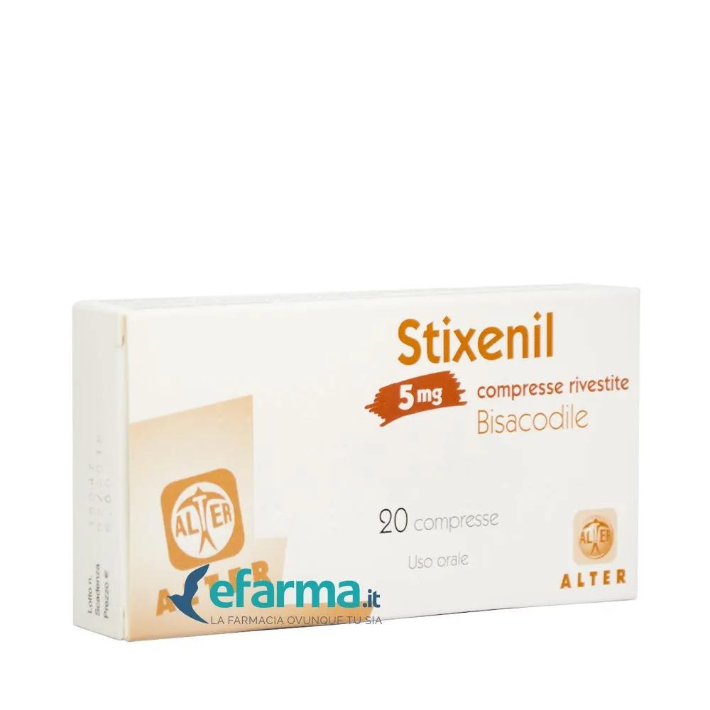 Stixenil 5 mg Bisacodile Stitichezza 20 Compresse Rivestite