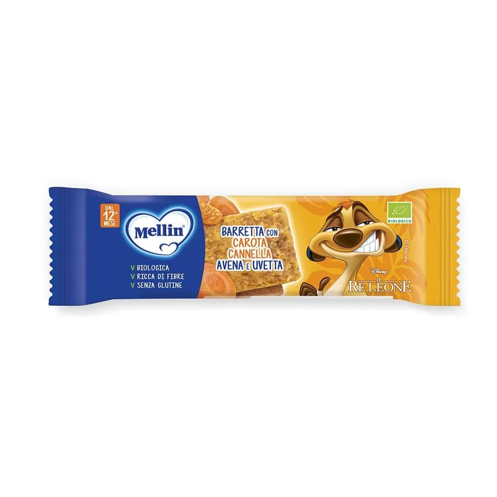 Mellin Barretta Carota Cannella Avena e Uvetta 20 g