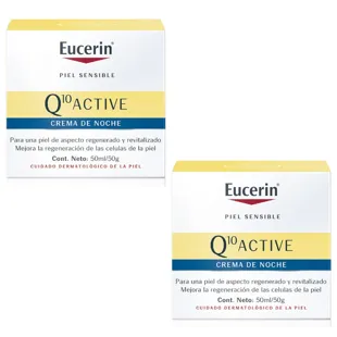 Eucerin Q10 Feuchtigkeitsspendende Nachtcreme 2x50 ml