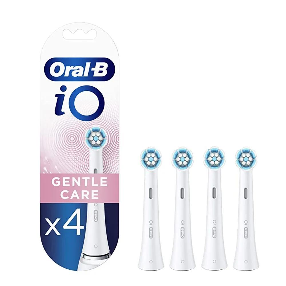 Oral-B Testine Di Ricambio Io Gentle Care Bianche 4 Pezzi