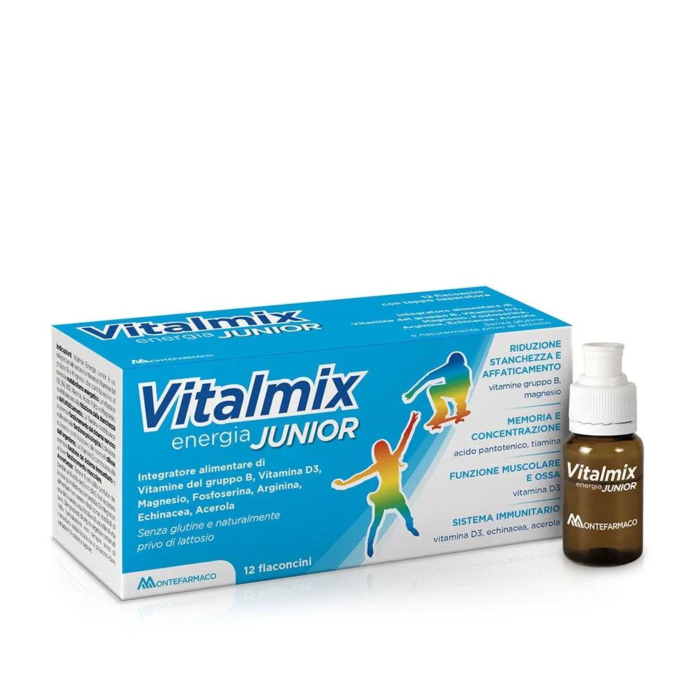 Vitalmix Junior Integratore Vitamine e Minerali per Bambini 12 Flaconcini