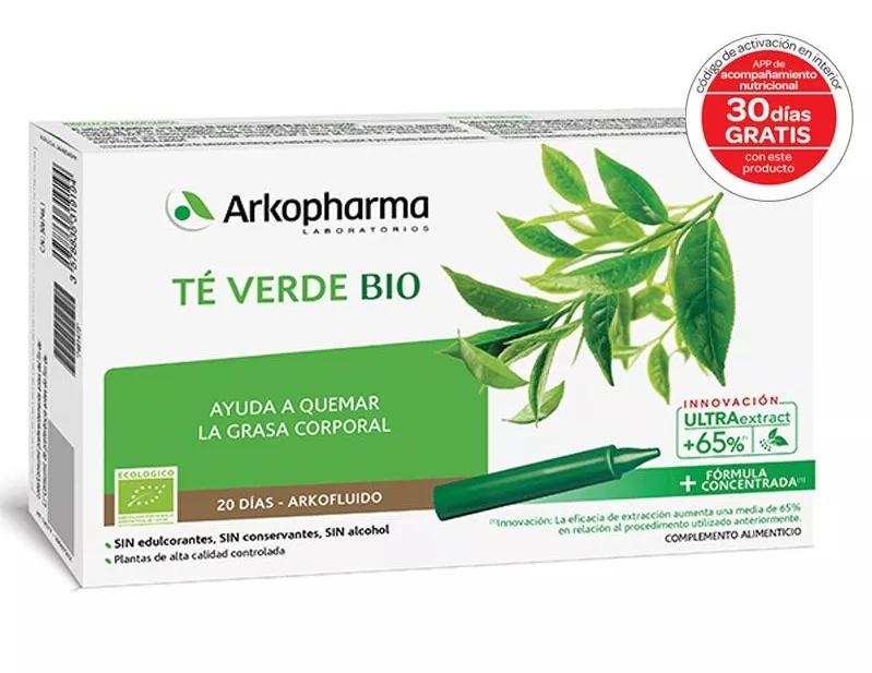 Arkopharma ArkoFluidos Chá Verde BIO 20 Ampolas