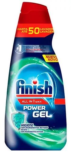 Finish All in 1 Max Gel Máquina Loiça Higiene 1 l