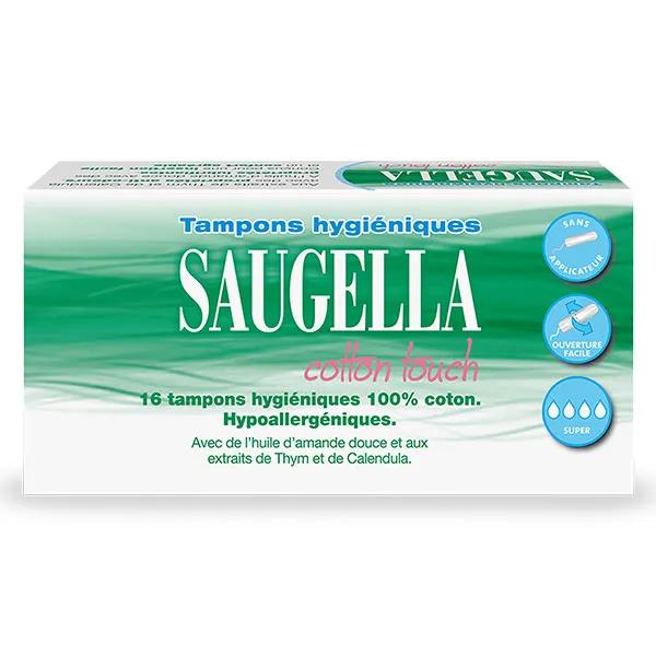 Saugella Cotton Touch Tampones Súper (16 Unidades)