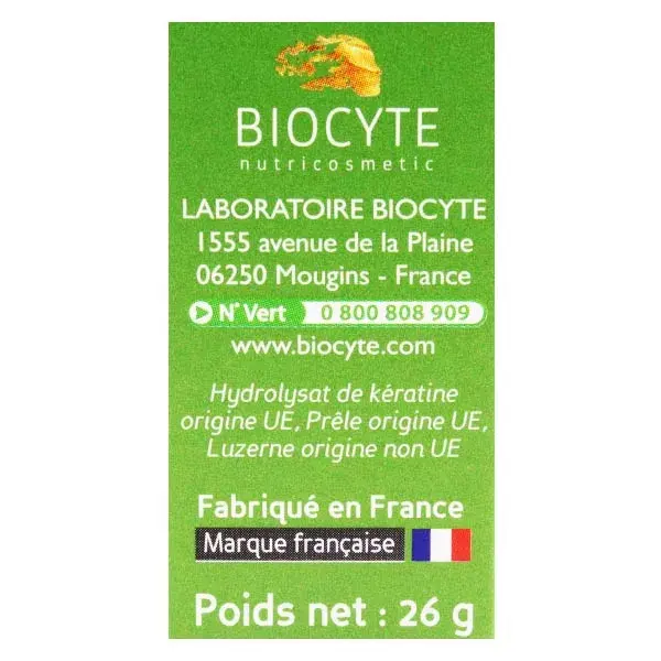 Biocyte Keratine Forte 900 mg 40 gélules