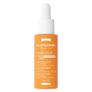 Siero solare a tripla azione Isispharma Uveblock SPF50 28 ml