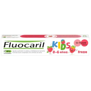 Fluocaril Gel Dentifrice Enfants 0-6 Ans Fraise 75 ml