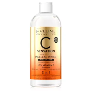 Eveline C Sensation Pure Vitality 3 em 1 Água Micelar 400 ml