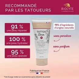 Biocyte Tattoo Derm 1 Crème Après Tatouage Hydratation et Réparation 100ml