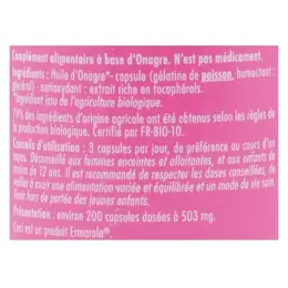 Superdiet Huile d'Onagre 200 capsules