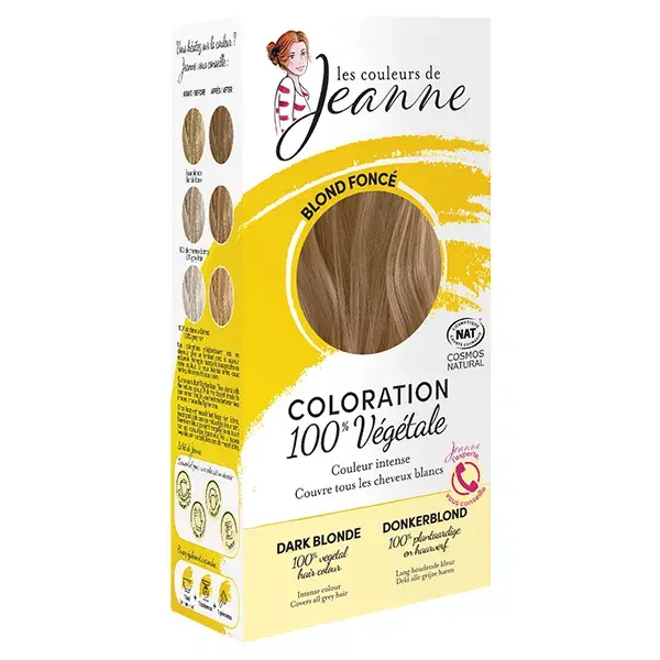 Les Couleurs de Jeanne Coloration Végétale Blond Foncé 100g