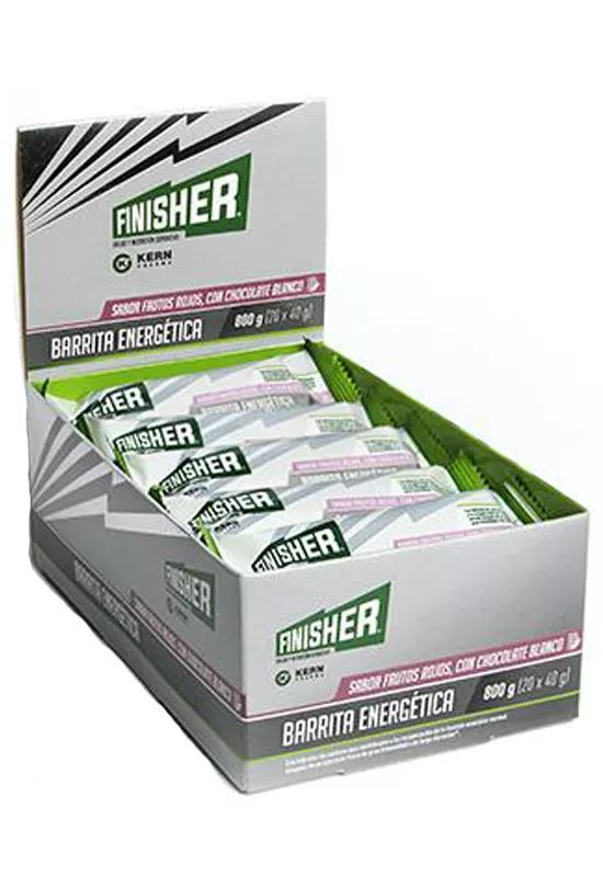 Kern Pharma Barre Finisher Fruits Rouges et Chocolat Blanc 20 Unités de 40 gr