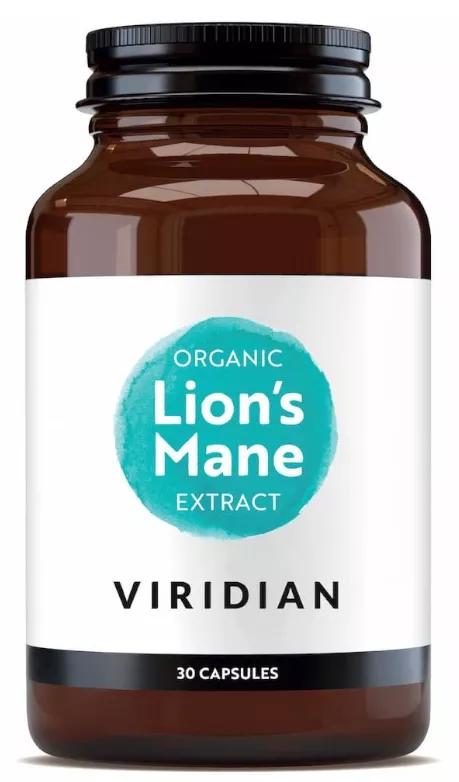 Viridian Organic Lion's Mane Extract 30 Vegetable Capsules