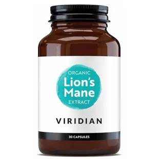 Viridian Organic Lion's Mane Extract 30 Vegetable Capsules