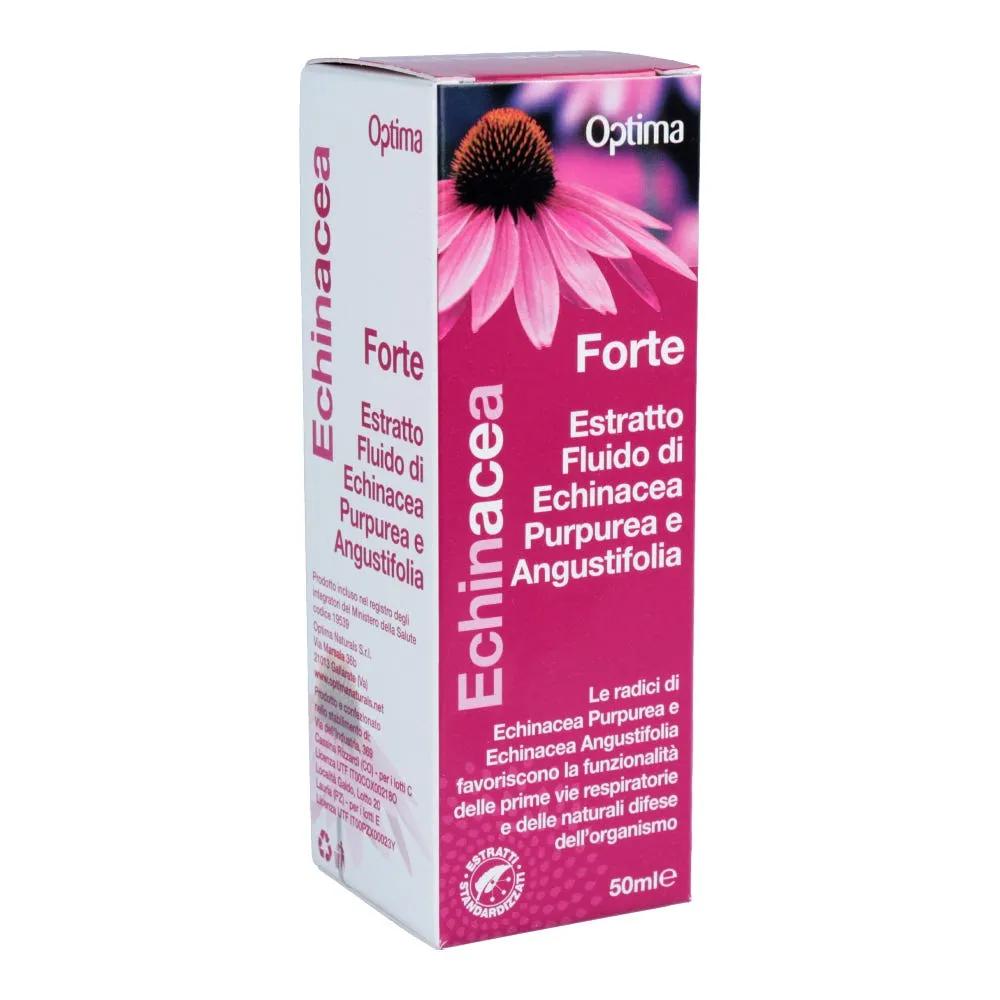 Optima Echinacea Estratto Fluido Forte Integratore Benessere Respiratorio 50 ml