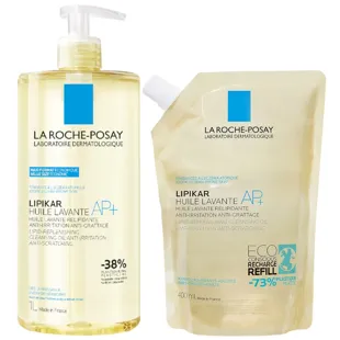 La Roche Posay Lipikar AP+ Óleo de Limpeza 1 Litro + Recarga 400 ml