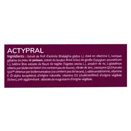 Codifra Actypral Antioxydant 60 gélules