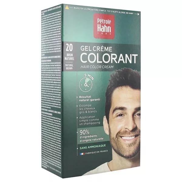 Petrole Hahn Gel Crème Colorante Douce Sans Ammoniaque n°20 Brun