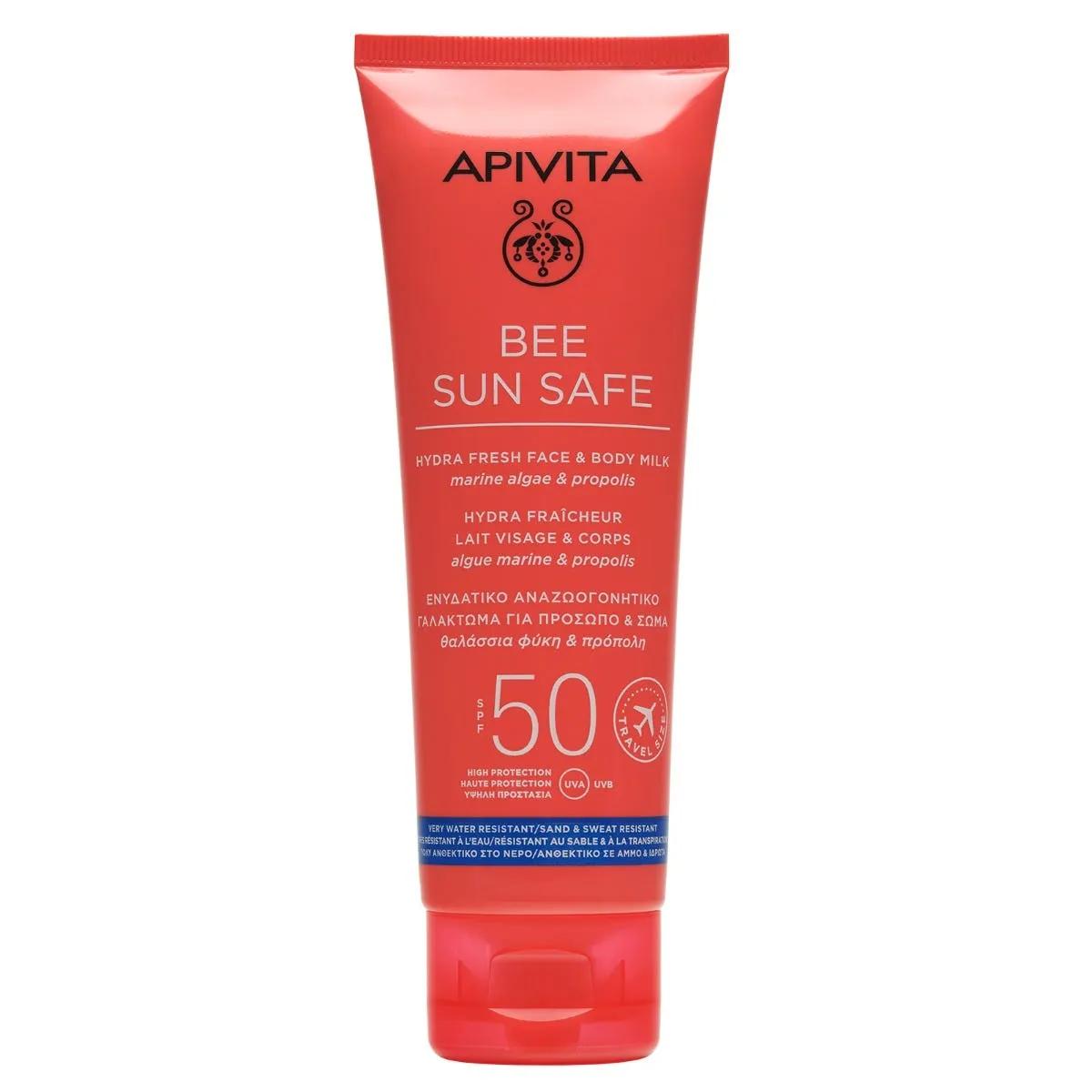 Apivita Bee Sun Safe Hydra Fresh Viso e Corpo Travel Size SPF50 100 ml