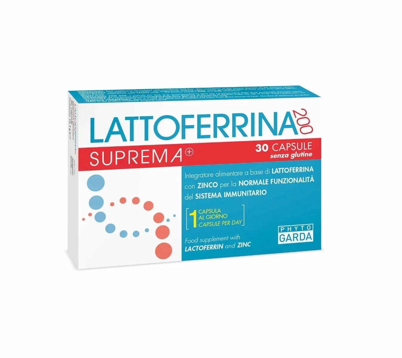 Lattoferrina + 200 Suprema Integratore Difese Immunitarie 30 Compresse