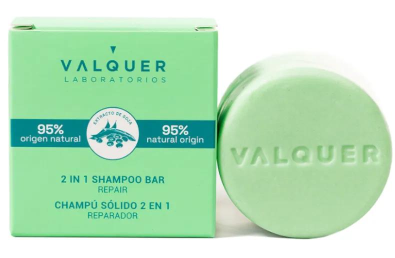 Valquer 2-in-1 Festes Shampoo und Conditioner Repairer 70 gr