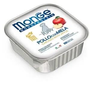 Monge Monoprotein Puppy Pollo Con Mela Cibo Umido Per Cani Cuccioli 150G