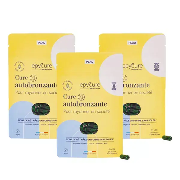 Epycure Pack 3 mois Cure Autobronzante