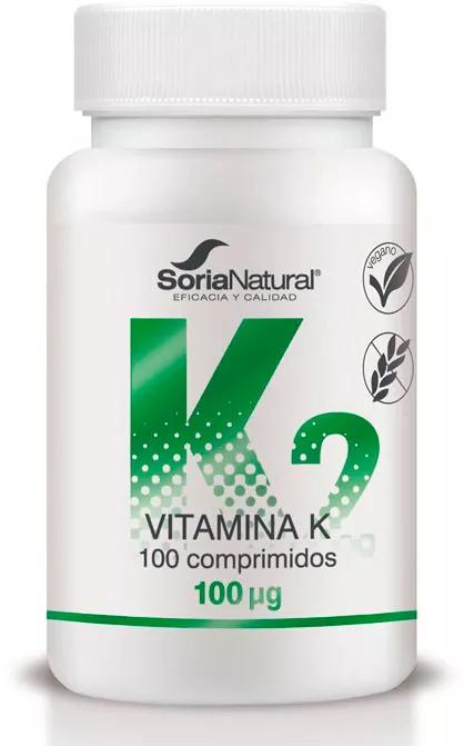 Soria Natural Vitamin K Sustained Release 100 Tablets