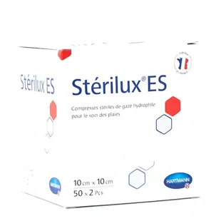 Sterilux ES Hartmann Garze 50 bustine x2 10cmx10cm