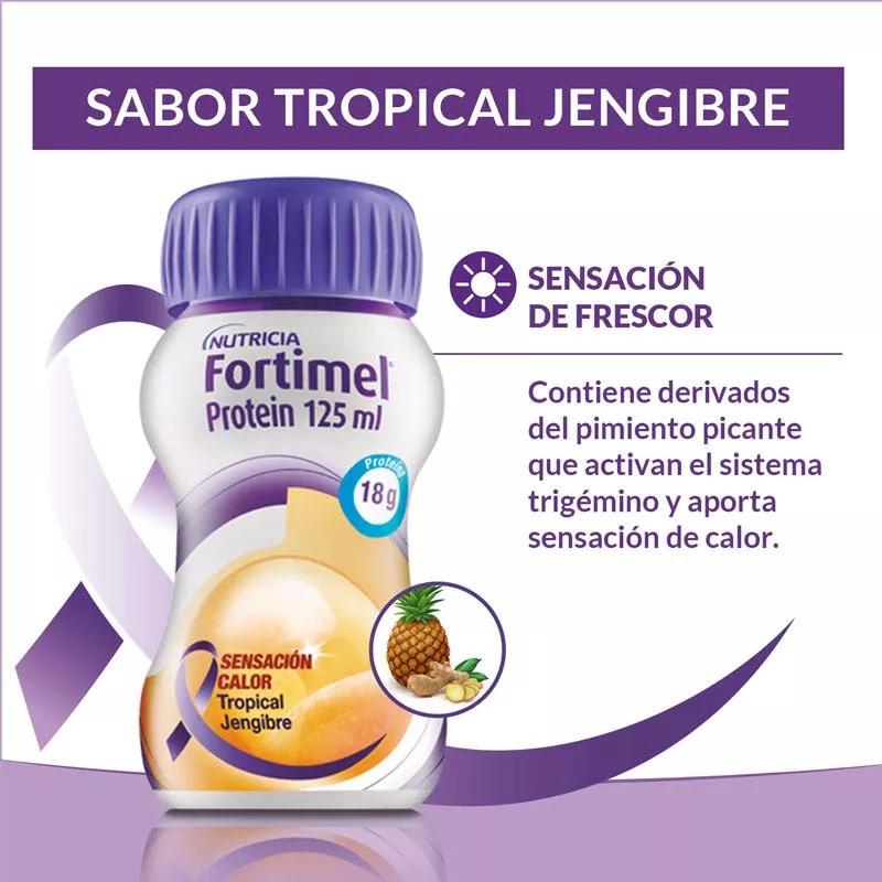 Nutricia Fortimel Protein Sabor Tropical Jengibre 4x125 ml