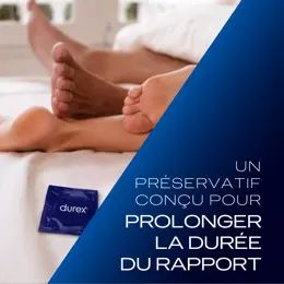 Durex Préservatifs Performance Booster - 10 Préservatifs Effet Longue Durée