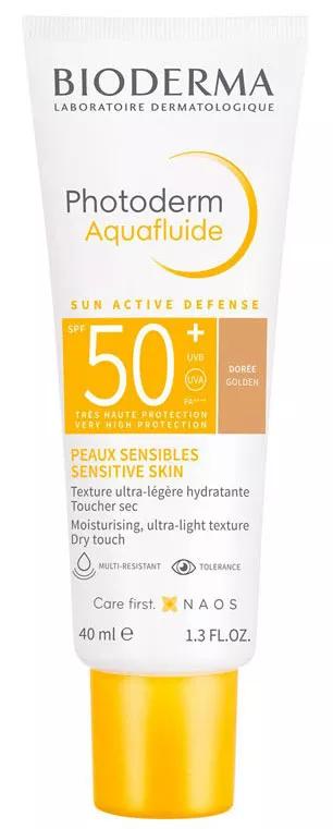 Bioderma Photoderm Max SPF50+ Aquafluide Couleur Dorée 40 ml