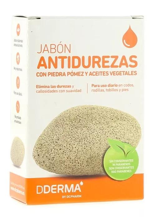 Pumice Stone Anti-Hardness Soap Bar and Ac. Vegetables DDerma 125Gr