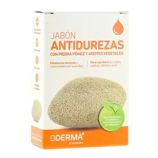 Pumice Stone Anti-Hardness Soap Bar and Ac. Vegetables DDerma 125Gr