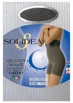 Solidea Silver Wave High Waist Short Pantaloncino Vita Alta Compressivo Colore Noisette Taglia 1 S