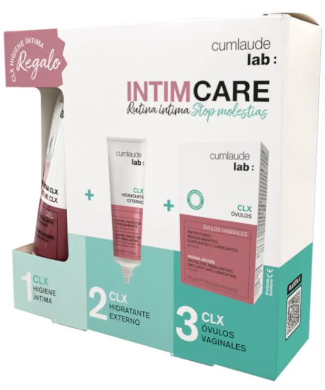 Cumlaude Lab CLX Ovules 10 unités + Hydratant Externe 30 ml + Hygiène Intime 100 ml