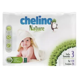 Chelino Nature Diapers Size 3 4-10Kg 36 Units