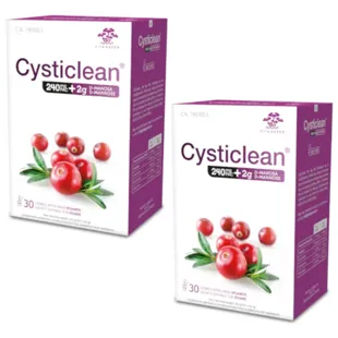 Cysticlean D-Mannose 240mg PAC and Cranberry 2x30 Sachets