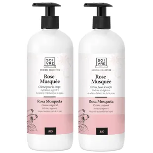 Soivre Organic Rosehip Body Cream 2x750 ml