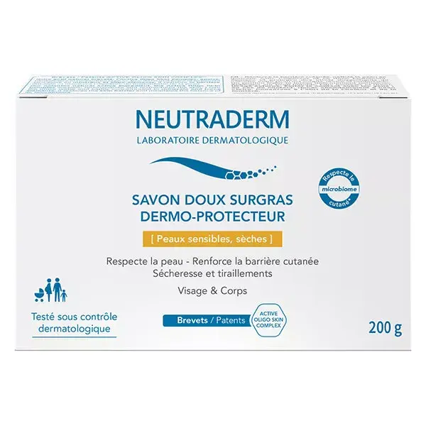 Neutraderm Savon Doux Surgras Dermo-Protecteur 200g
