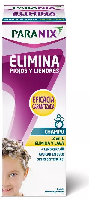 Paranix Piojos y Liendres Champú 2 en 1 + Lendrera 200 ml