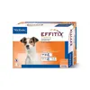 Virbac Effitix Petit Chien Insecticide Chien de 4 à 10kg spot on pipette boite de 4